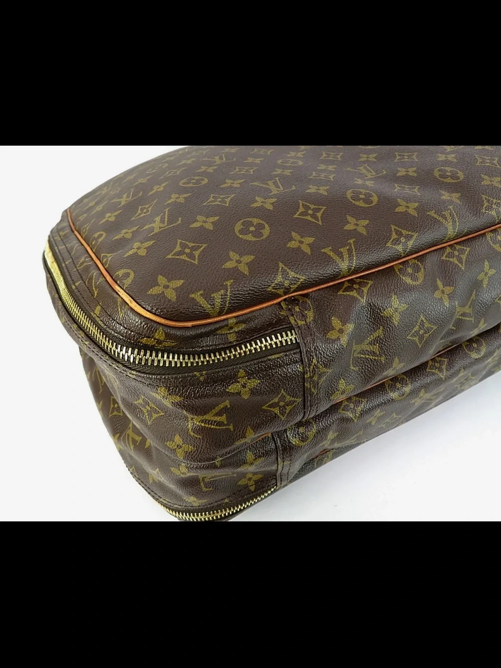 Louis Vuitton Brown Monogram Weekend Travel Bag